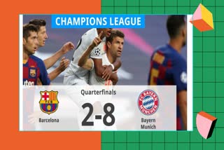 FC Barcelona Versus Bayern Munich