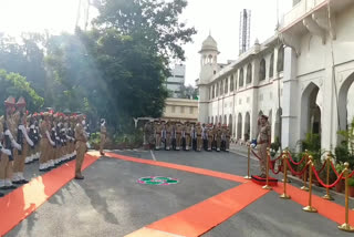 Anand Srivastava hoisted flag in jaipur