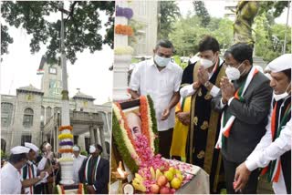 Independence Day simple celebration at BBMP