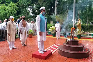 Umesh Patel hoisted flag