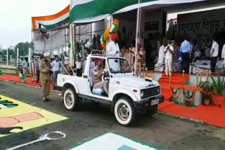 om prakash yadav hoist flag in rewari