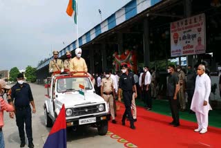 haryana Sports Minister hoisted the flag on 74th Independence Day in Karnal