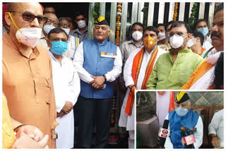 mp vk singh flagged off at bjp office in ghaziabad