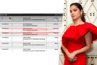 Ankita lokhande bank statement