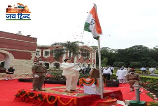 Chief Justice of Jharkhand High Court unfurl the tricolor in ranchi