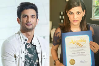 California State Assembly honours Sushant Singh Rajput for his contributions to Indian cinema