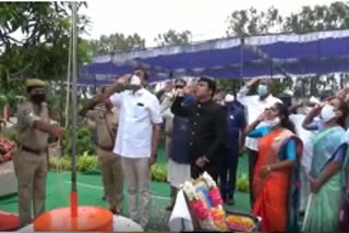 government whip bhanuprasa rao participated in  bhupalapally independent day celebrations