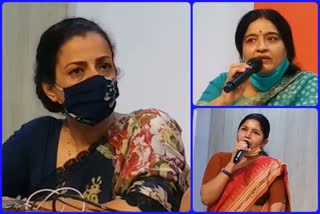 AAP is the party of leaders involved in women crime says BJP Mahila Morcha