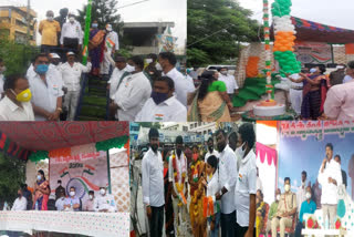 Fifteen August celebrations in Prakasam district