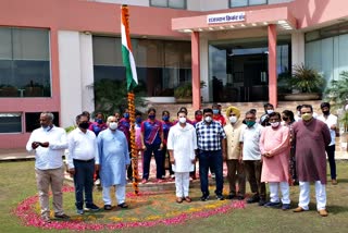 Vaibhav Gehlot did the flag hoisting,  Independence Day organized in Rajasthan