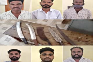 rowdies arrested with weapons in ramanathapuram