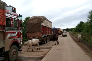 National Highway blocked