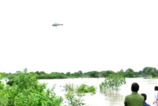 lorry swept in flood