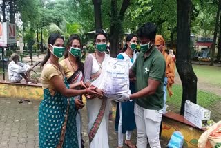 Ration kits distribution