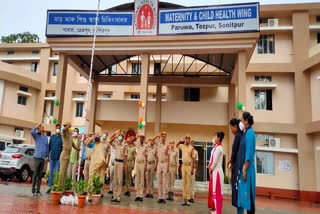 74th INDEPENDENCE DAY CELEBRATION AT COVID HOSPITAL AT TEZPUR