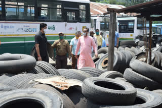 bikram singh at bus stand mandi