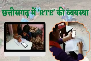 system related to RTE in Chhattisgarh