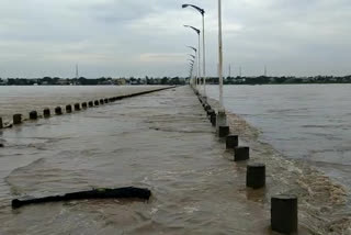 heavy water in munneru estuary at krishna district