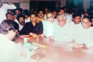 Atal Bihari Vajpayee filing nomination