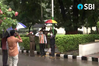 sbi cgm flag hosting in hyderabad