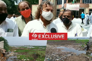 exclusive conversation with MP Hansraj Hans on Bhalaswa Lake issue