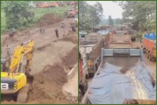 temporaray bridge collapsed in sundargarh