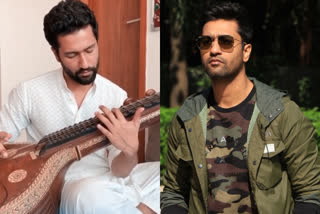 bollywood actor vicky kaushal plays ae watan on sitar  സിത്താറില്‍ 'എ വതന്‍' വായിച്ച് വിക്കി കൗശല്‍  വിക്കി കൗശല്‍  ഉറി; ദി സര്‍ജിക്കല്‍ സ്ട്രൈക്ക്  actor vicky kaushal plays ae watan on sitar