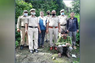 police arrested one man with charas in chintpurni