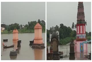 temple in Chandrabhaga is surrounded by water