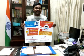 ananthapur collector release poster for plasma donAtion website