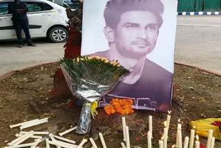 karni sena protest and demand cbi in sushant singh rajput case