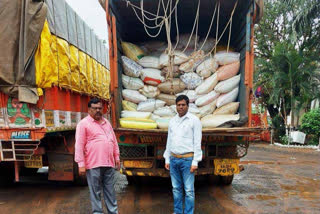 39 tonnes illegal rice seized in basavakalyana