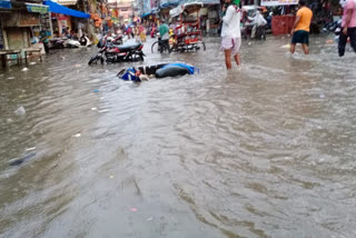 najafgarh waterlogging after 14 minutes rain in delhi