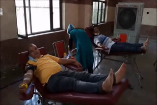 blood donation camp organised in palwal on sunday