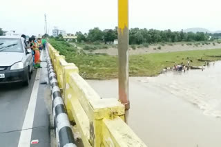 Maneru, Nakkavagu flood flow at rajanna sircilla