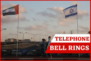 telephone calls between uae israel ring for the first time