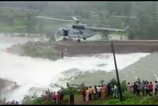 Watch: IAF rescues stranded man near Khutaghat Dam in Chhattisgarh