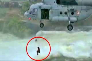 army chopper rescued