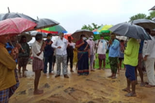 heavy flood in Godavari  and high rainfall in mulugu district