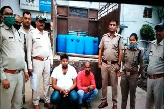 accused of making illegal liquor arrested in morena