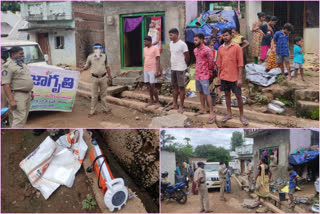 excise oficers given councelling to vijayangaram district saluru mandal sariki panchayat people