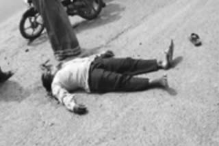 road accident and one died in vellampalli prakasam district