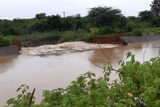 Gouravelli Canal Drained with Rain water