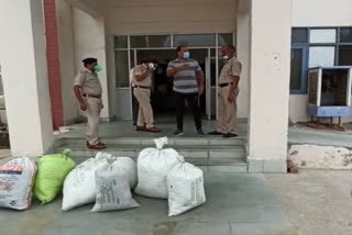 Accused driver with 1 quintal 40 kg hemp arrested in Hisar