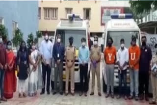 rachakonda cp mahesh bhagavat inaugurated emergency ambulance services