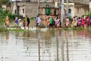 Road Inundation from Bellary Canal