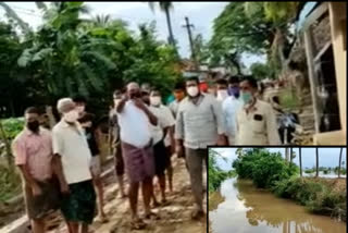 mla visit flood effected areas
