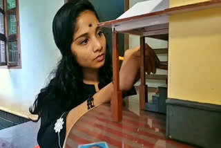 teenager girl sneha  sneha making miniature homes  സ്‌നേഹയുടെ കുഞ്ഞൻ വീടുകൾ  കൊവിഡ്‌ കാലത്ത് സ്‌നേഹ