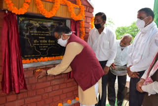 Ayurveda Minister Dr. Rajiv Saizal lays foundation stone