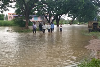 Malbrabha river over flood...belagavi-ramadurga roads closed